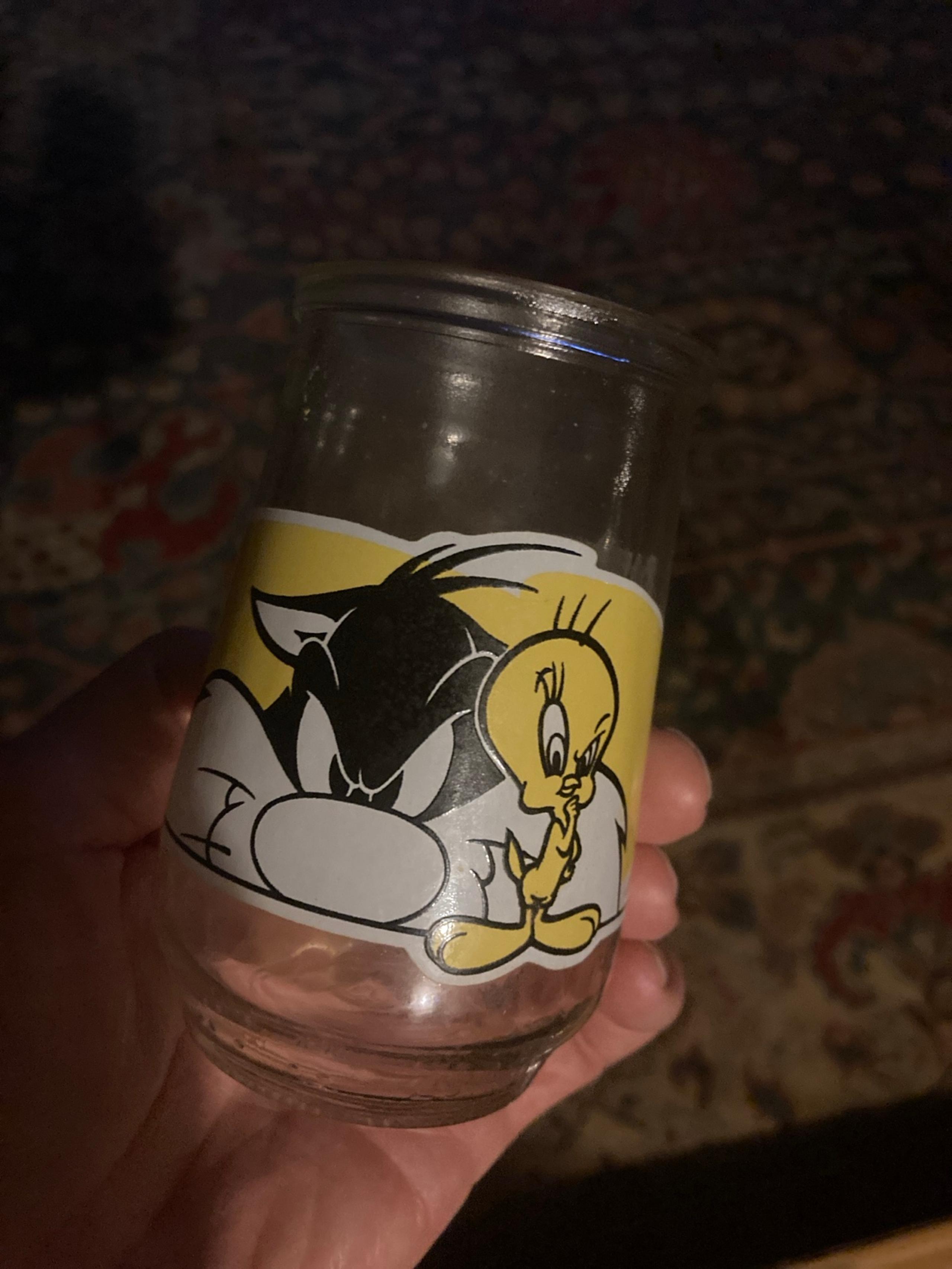 Sylvester and Tweety 1994 Welch's Jelly Jar/Cup 1994