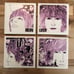 The Beatles Revolver Coaster Set - Unique Ceramic Coasters - Set of 4