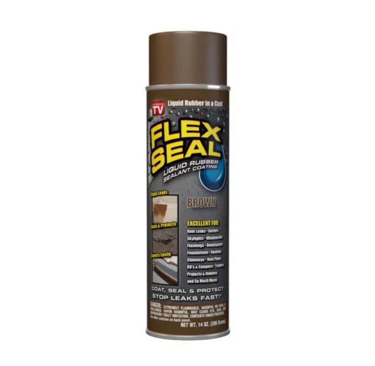 FLEX SEAL Family of Products FLEX SEAL Brown Rubber Spray Sealant 14 oz (8-PACK)