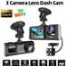 Dash Cam, Black Box Traffic Recorder, 3 Way Dash Camera Super HD 1296p with Mobi