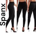 NWT Spanx Velvet Leggings in Black Sz S
