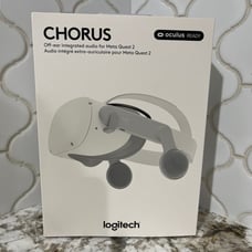 Logitech - Chorus Off-Ear Integrated Audio for Meta Quest 2 - White