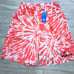 NEW Adidas I heart love Tokyo swim trunks shorts red tie dye men's Medium/Large?