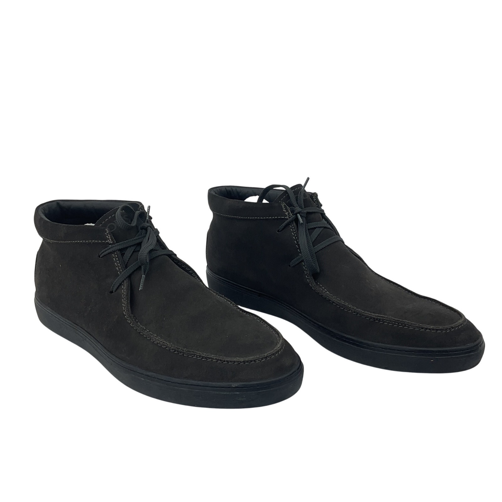 Tod's Dark Brown Studded Suede Leather Chukka Boots Men's Size 11 Preowned
