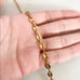 18 Womens 14K Gold Chain Link Necklace 14 Karat Ladies Silver Jewelry 18 inch