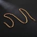 18 Womens 14K Gold Chain Link Necklace 14 Karat Ladies Silver Jewelry 18 inch