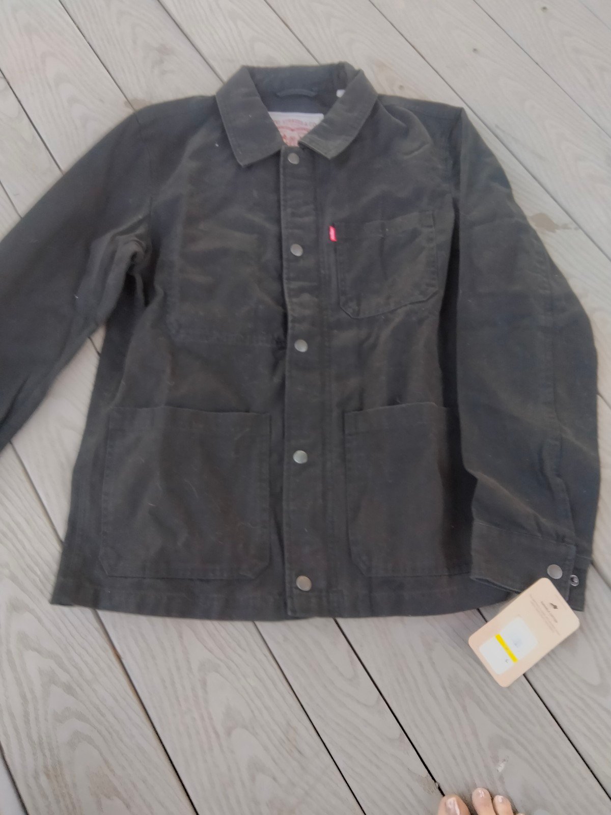 New black Levi jacket shirt