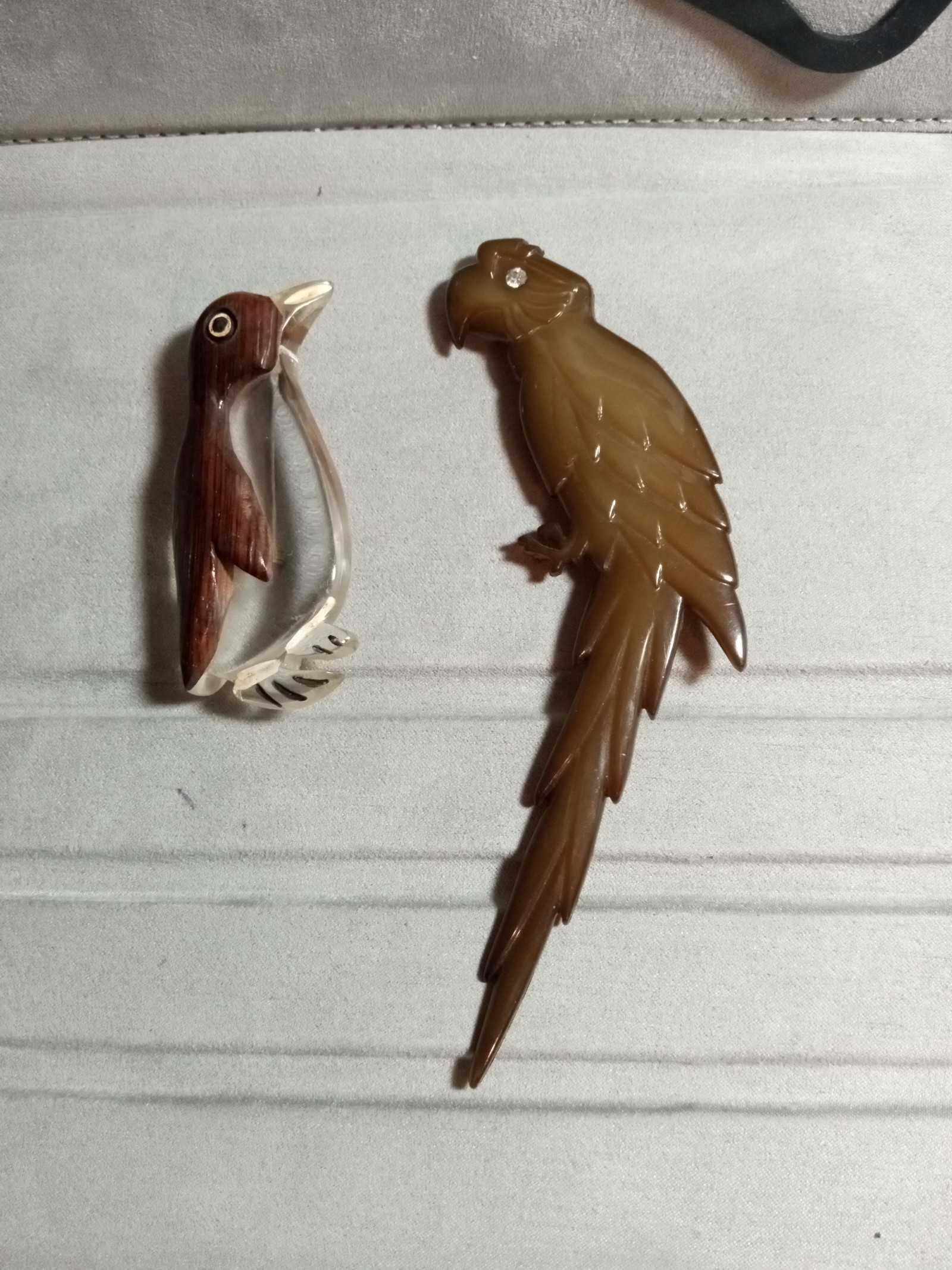 Lucite Brooches