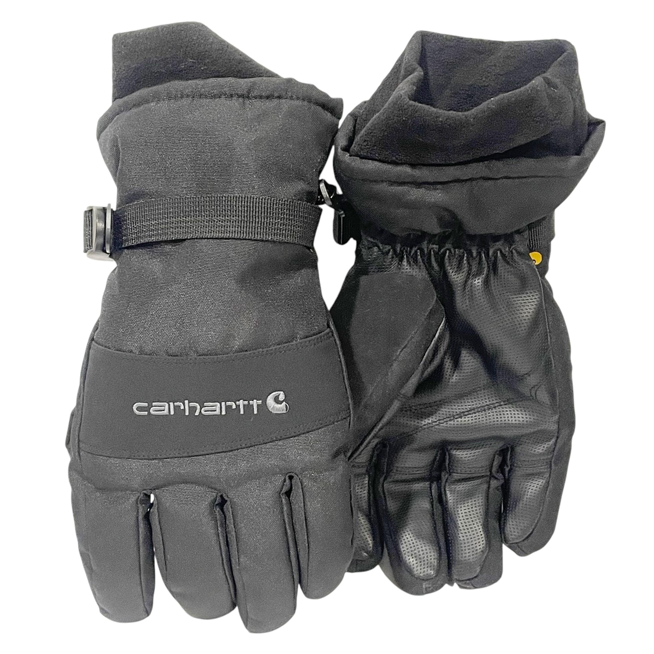 Carhartt WATERPROOF Men’s XL Black Gloves Insulated Knit Cuff