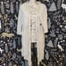 Anthropologie Knotted & Knitted Crinkled Shimmer Cardigan Beige Large