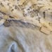 Anthropologie Knotted & Knitted Crinkled Shimmer Cardigan Beige Large