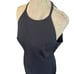 Banana Republic Solid Black Bi Stretch Halter Dress Size 8 Sleeveless
