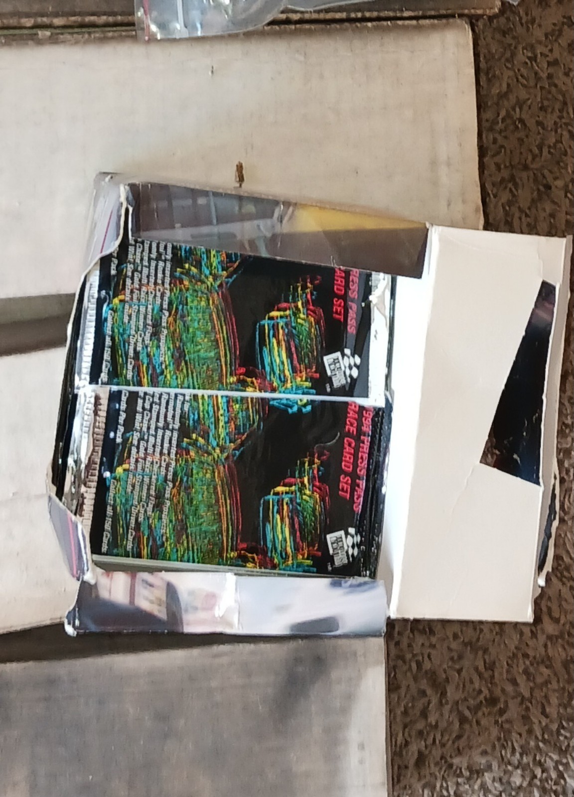 Unopened packs of nascar card