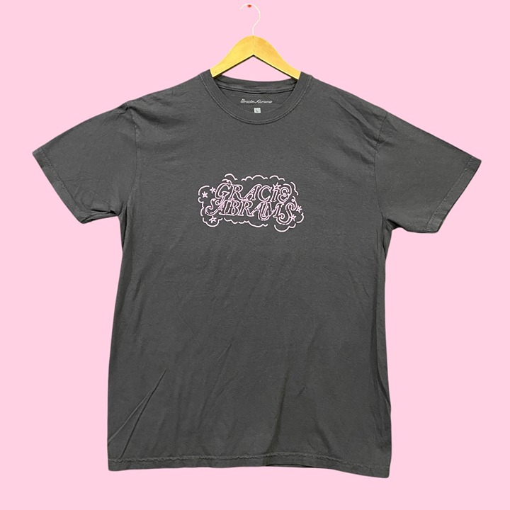 GRACIE ABRAMS TOUR MERCH - DO YOU MISS US CHARCOAL TEE
