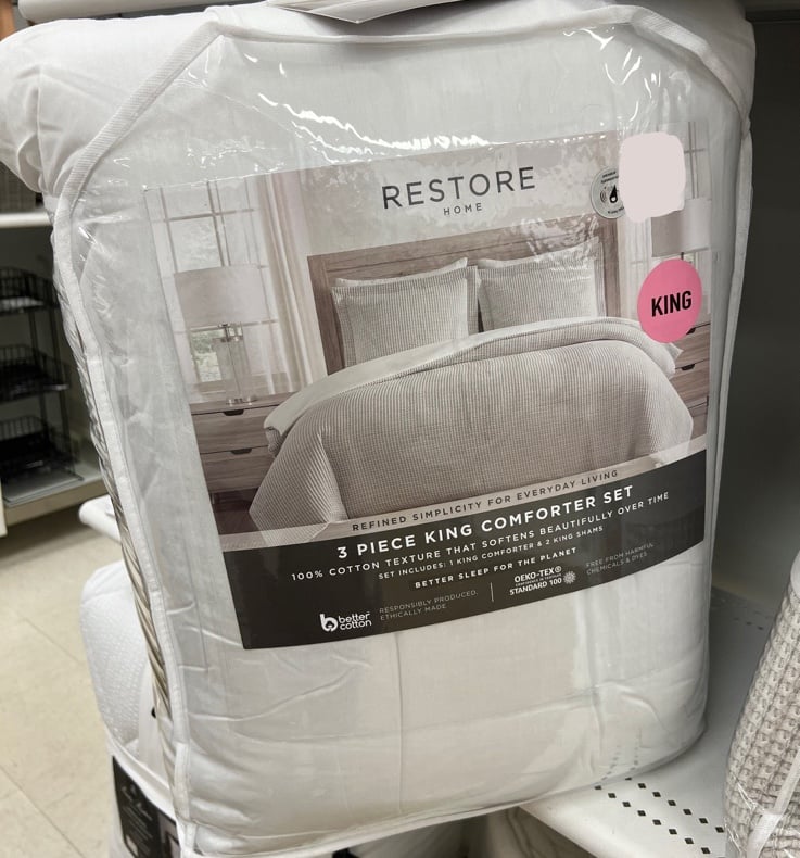White King comforter set
