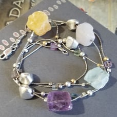 RARE Silpada Sterling Silver & Stone Necklace