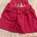 Vintage Disney Minnie and Daisy Pink corduroy dress size 18-24 months