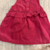 Vintage Disney Minnie and Daisy Pink corduroy dress size 18-24 months