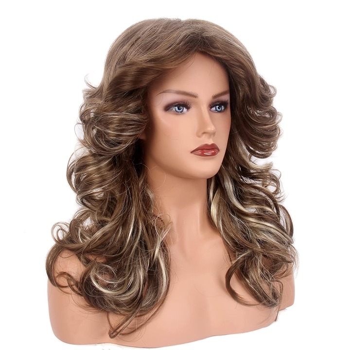 Natural Synthetic Full Wigs Vintage Cosplay
