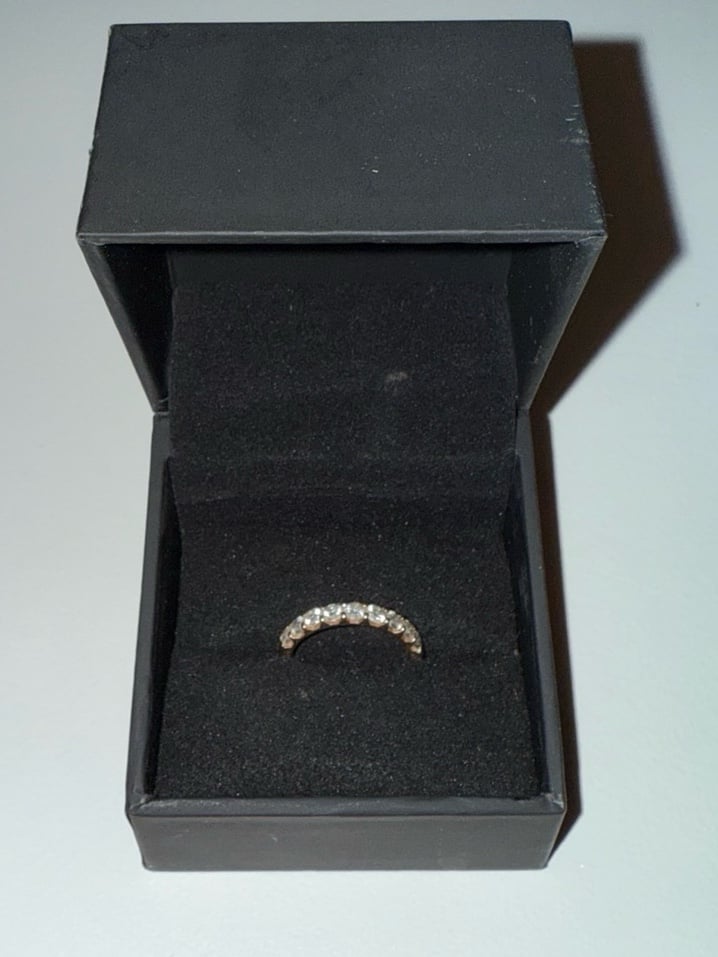 1ct diamond wedding band