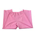 Loralyn Pant Suit Pink Stripe Short Sleeve Belt Vintage 70s Top Pants Sz 20.5