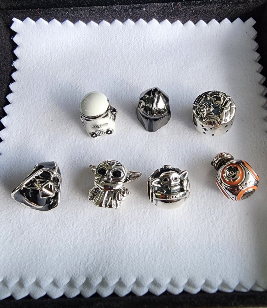 New Star Wars sterling silver charms bundle for Pandora bracelet