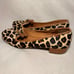 Jack Rogers Haircalf Leopard Loafers Gabrielle Tassels Flats Womens size 7.5M