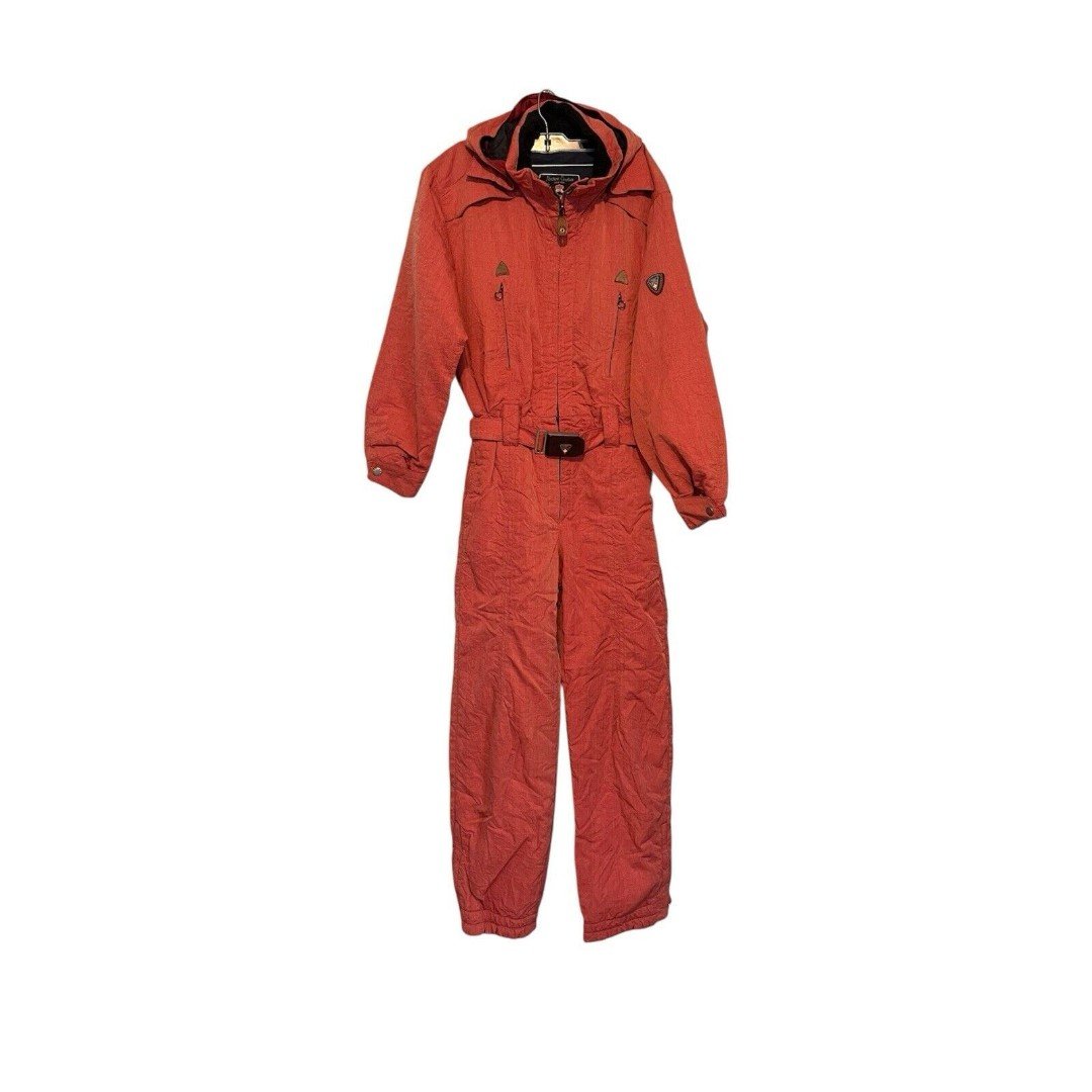 Ski Snowsuit Hooded Pink Coral