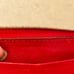 Celine Large Zip Around Wallet Multifuction Grained Calfskin Red Tank Colorblock