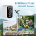 Smart Bird Feeder with Camera - BEESHOP 4K HD AI Identify 16000+ Birds House