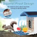 Smart Bird Feeder with Camera - BEESHOP 4K HD AI Identify 16000+ Birds House