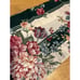 Vtg Croscill Granada Striped Green Floral Curtain 2 Panels 40x64 Tiebacks NEW