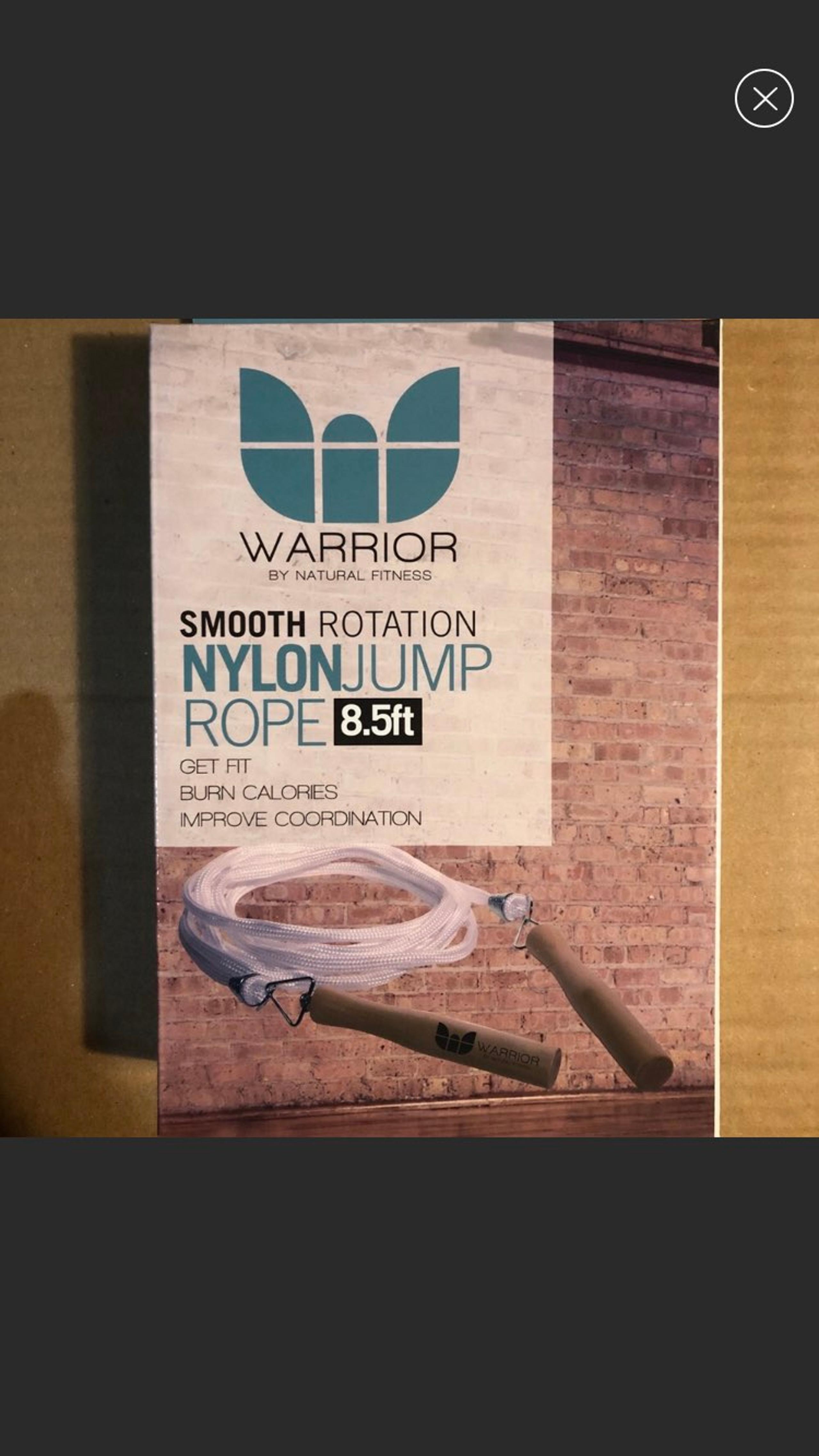 Warrior smooth rotation nylon jump rope