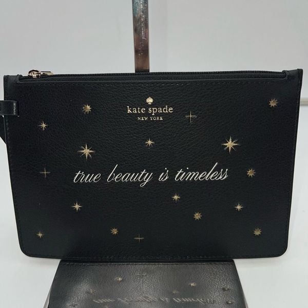 Kate Spade X Disney Beauty is Timeless” Attachable Pouch/Wristlet