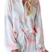 XL -New 2PCS Comfy & Warm Tie Dye Pajama Top & Shorts Set