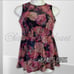 Torrid Multi Rose Floral Mesh Peplum Underwire Swimsuit Swim Dress 2X 18 20