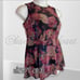 Torrid Multi Rose Floral Mesh Peplum Underwire Swimsuit Swim Dress 2X 18 20