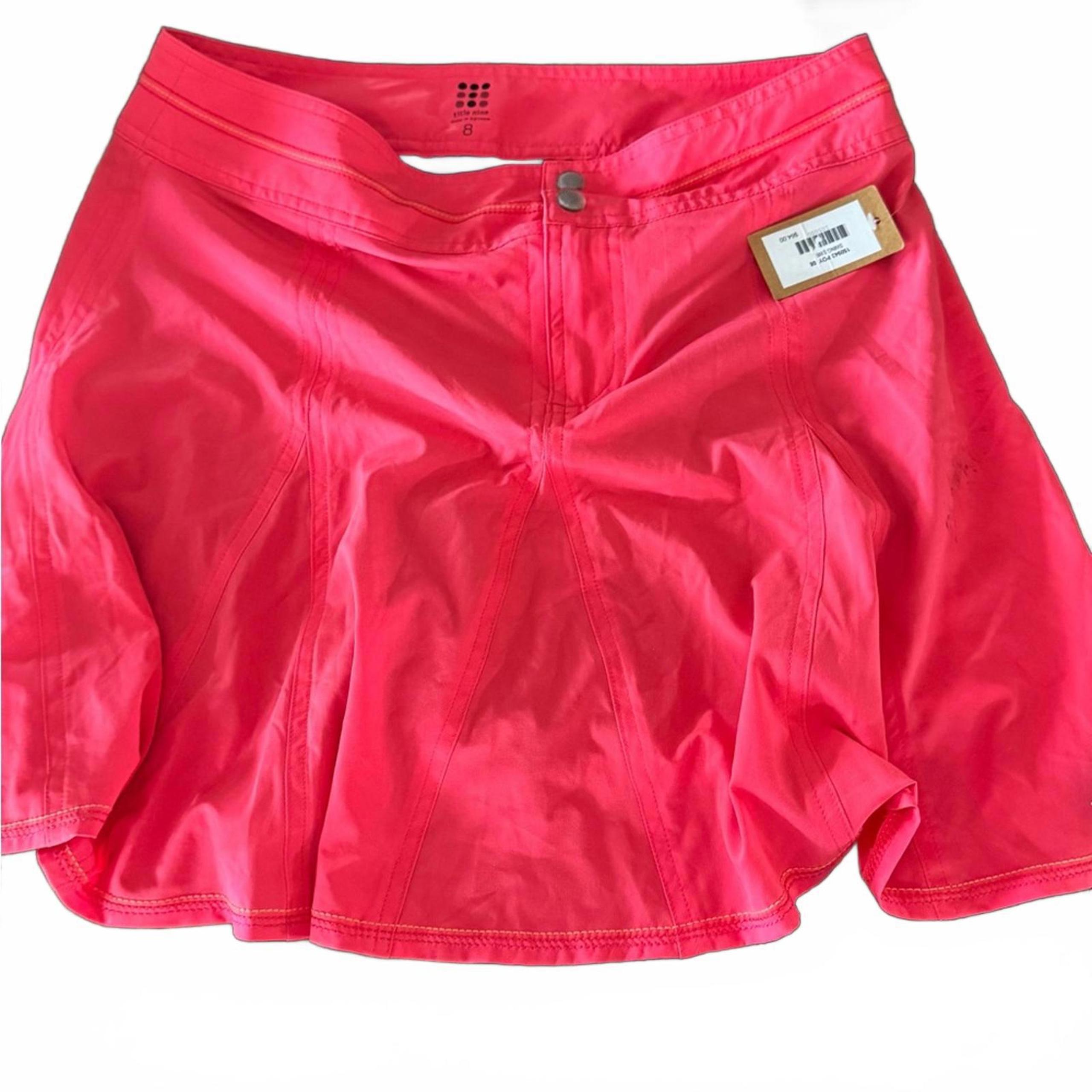 Title Nine Women's Pink Active Skirt with Built-in Shorts - Size 8