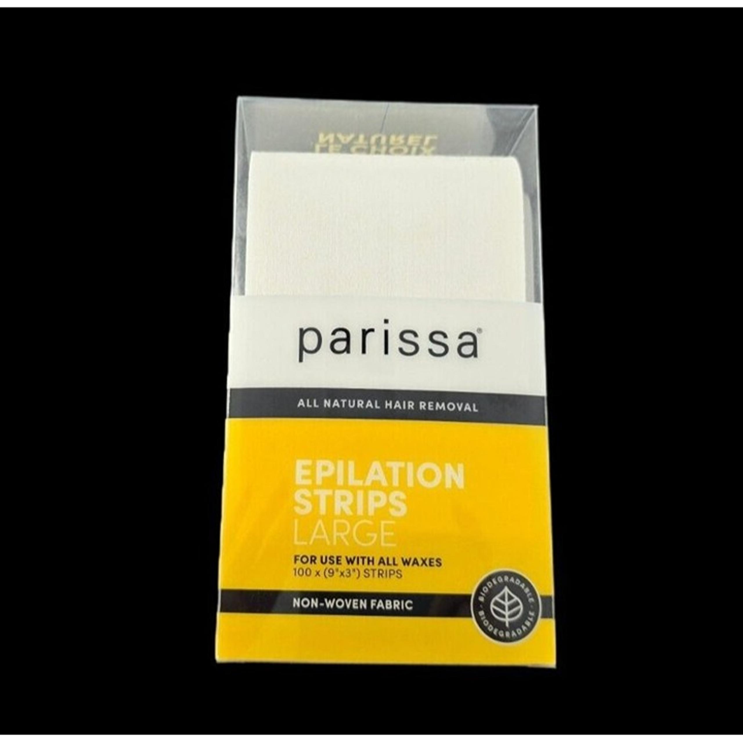 Parissa Epilation Strips Large 100 Strips for use with Hair Removal Wax NEW