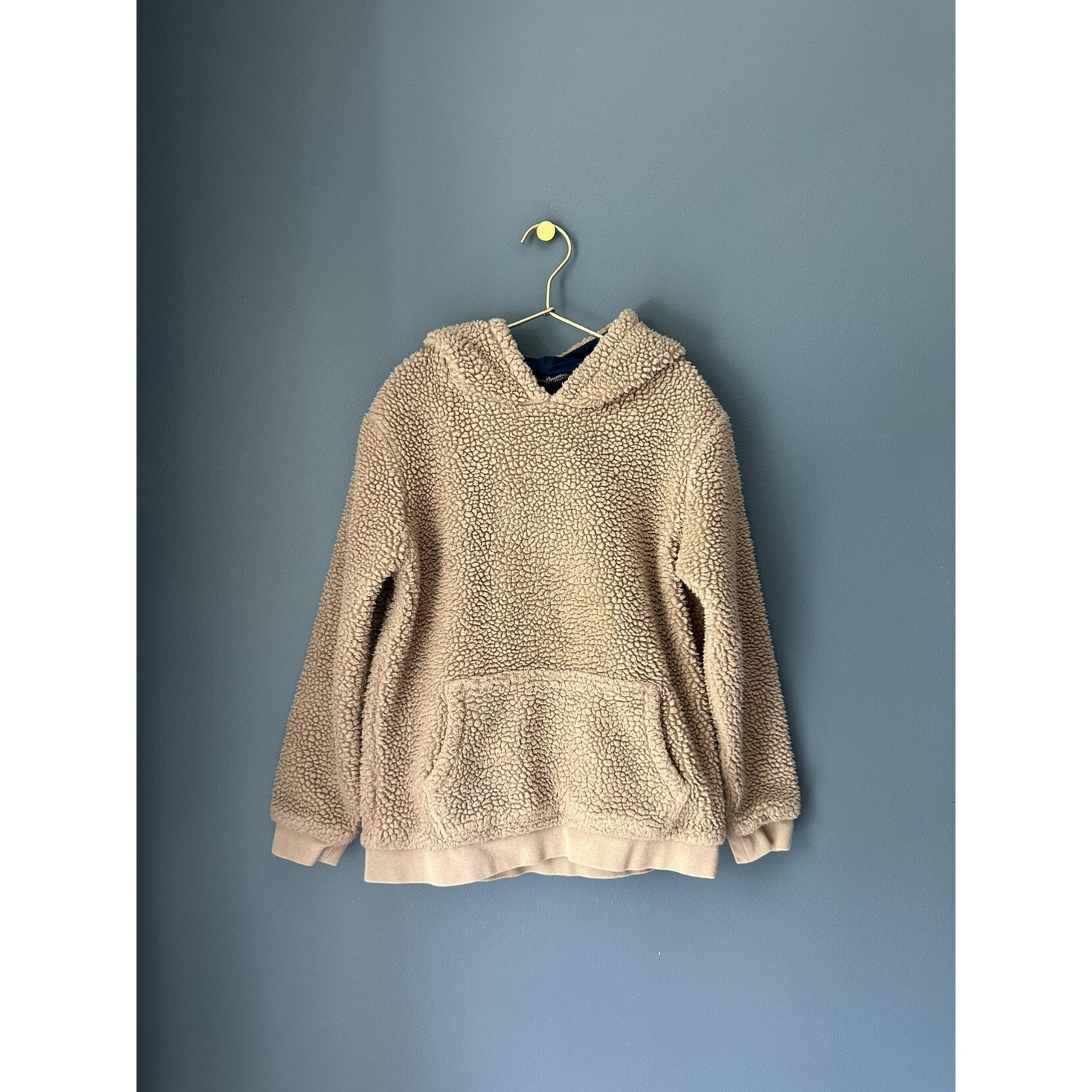 Mini Boden Tan Sherpa Hoodie