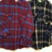 Lot of 2 '90s Northwest Territory Plaid Shackets Over-Shirt -L Pockets Navy Wine
