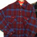 Lot of 2 '90s Northwest Territory Plaid Shackets Over-Shirt -L Pockets Navy Wine