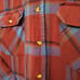 Lot of 2 '90s Northwest Territory Plaid Shackets Over-Shirt -L Pockets Navy Wine