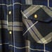 Lot of 2 '90s Northwest Territory Plaid Shackets Over-Shirt -L Pockets Navy Wine