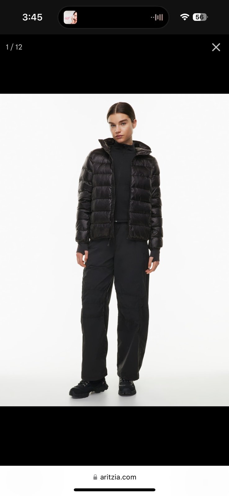 Aritzia little puff size L