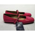 Scoop Womens Mary Jane Faux Leather Slip On Flat w/ Buckle Hot Pink Size 7 NEW
