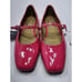 Scoop Womens Mary Jane Faux Leather Slip On Flat w/ Buckle Hot Pink Size 7 NEW