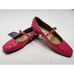 Scoop Womens Mary Jane Faux Leather Slip On Flat w/ Buckle Hot Pink Size 7 NEW