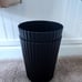 Black 2 Pack Small Trash Can Plastic Wastebasket Round Garbage Container Bin