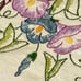 54x50 Heavy Broadcloth Tablecloth with Embroidered Floral #44